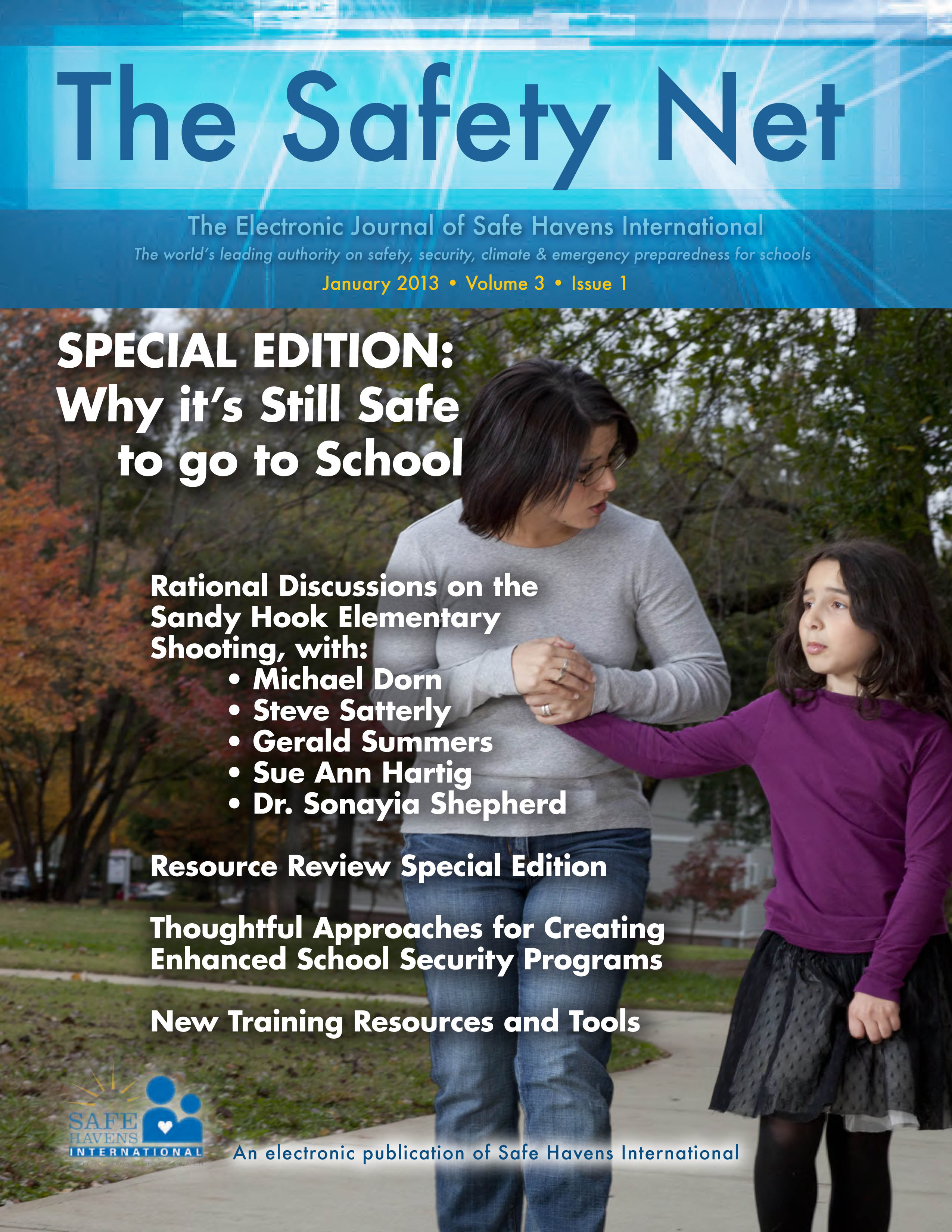 Newsletter TheSafetyNet Vol3 Issue1 cover Newsletter